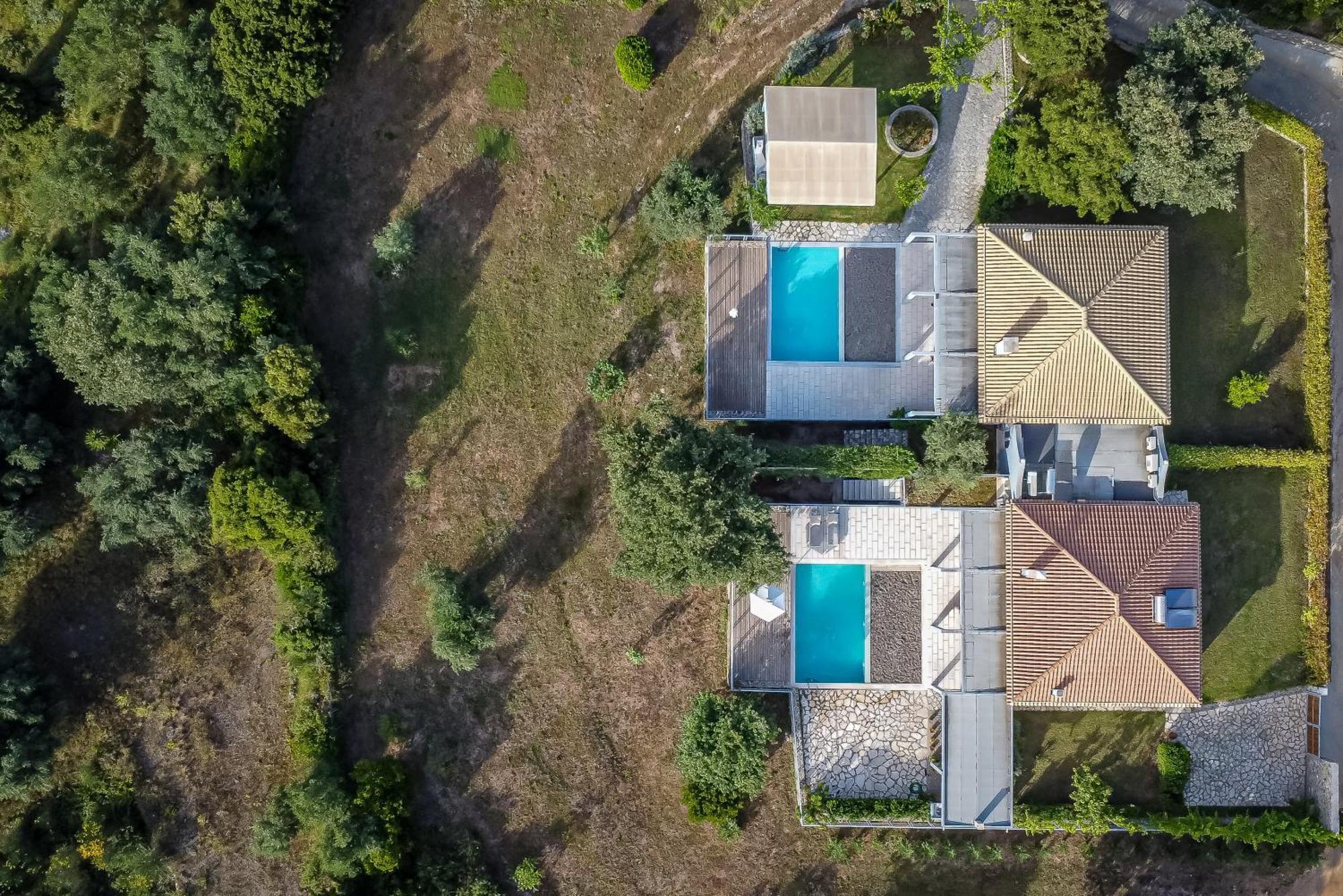 Villa Dafni & Nikos Corfu Kato Korakiana Exteriér fotografie